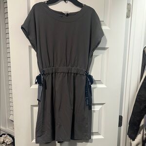 Habitual Charcoal Short Sleeve Dress